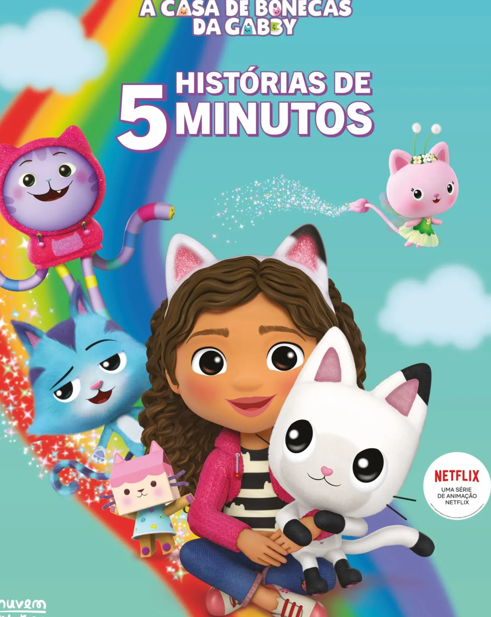 Nuvem De Letras Coleções Infantis > A Casa de Bonecas da Gabby: Histórias de 5 Minutos de Dreamworks