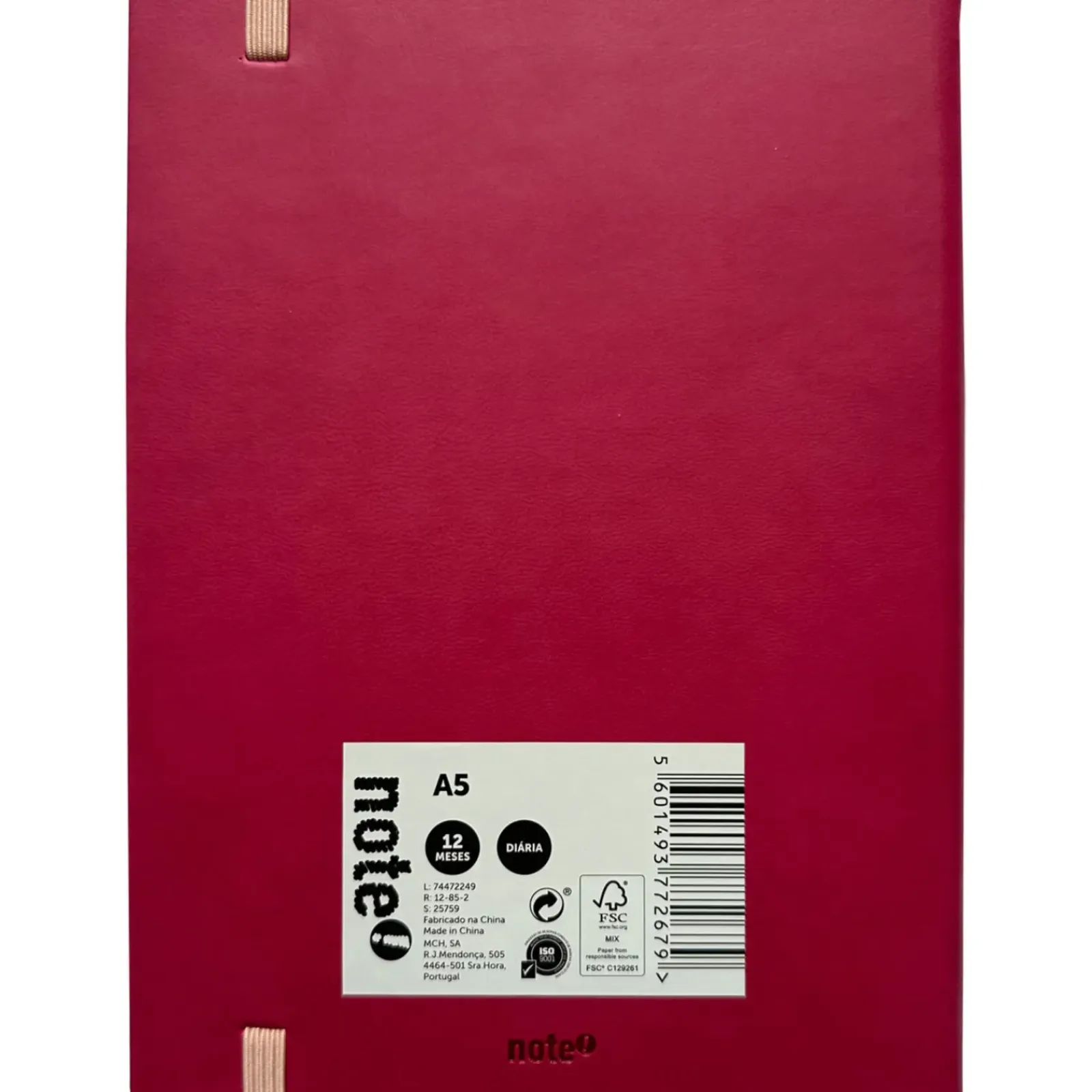 Note! Agendas E Planners|Agendas E Planners > Agenda A5 Basic com Elástico Color (artigo sortido)