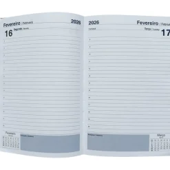 Clearance Note! Agenda A5 Bicolor Metalizada (artigo sortido)