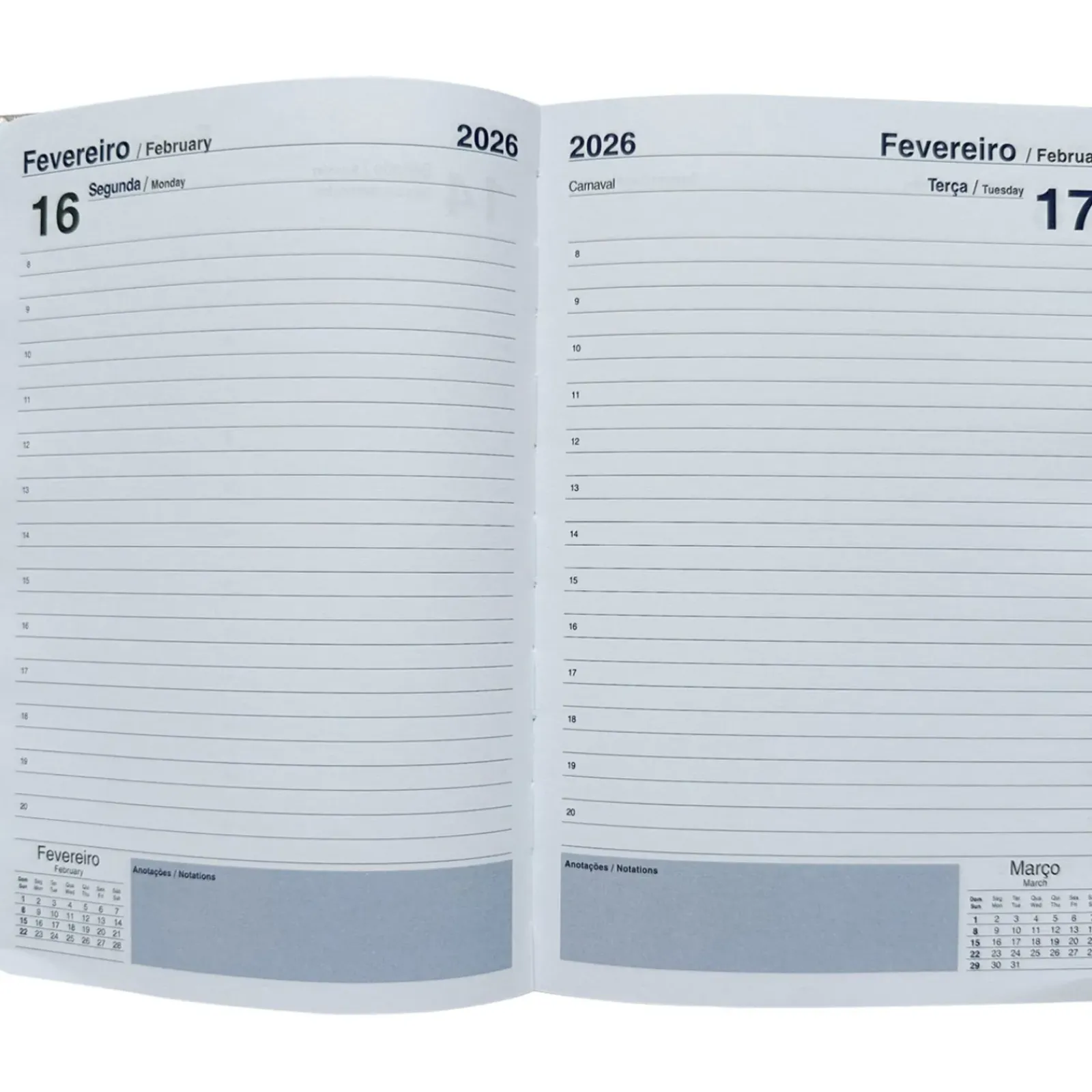 Clearance Note! Agenda A5 Bicolor Metalizada (artigo sortido)