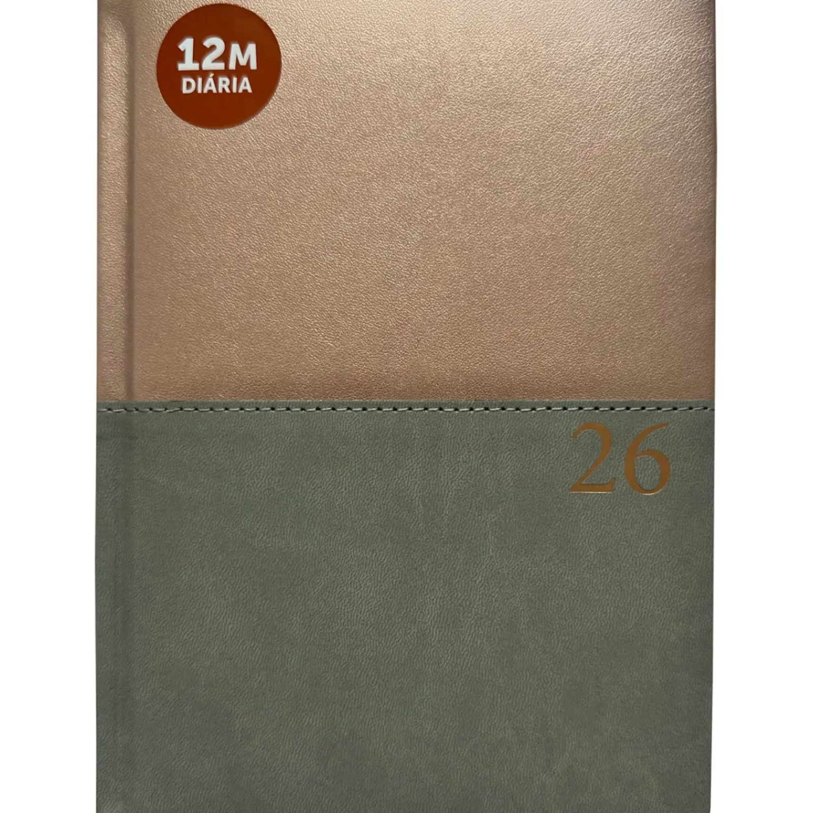 Clearance Note! Agenda A5 Bicolor Metalizada (artigo sortido)