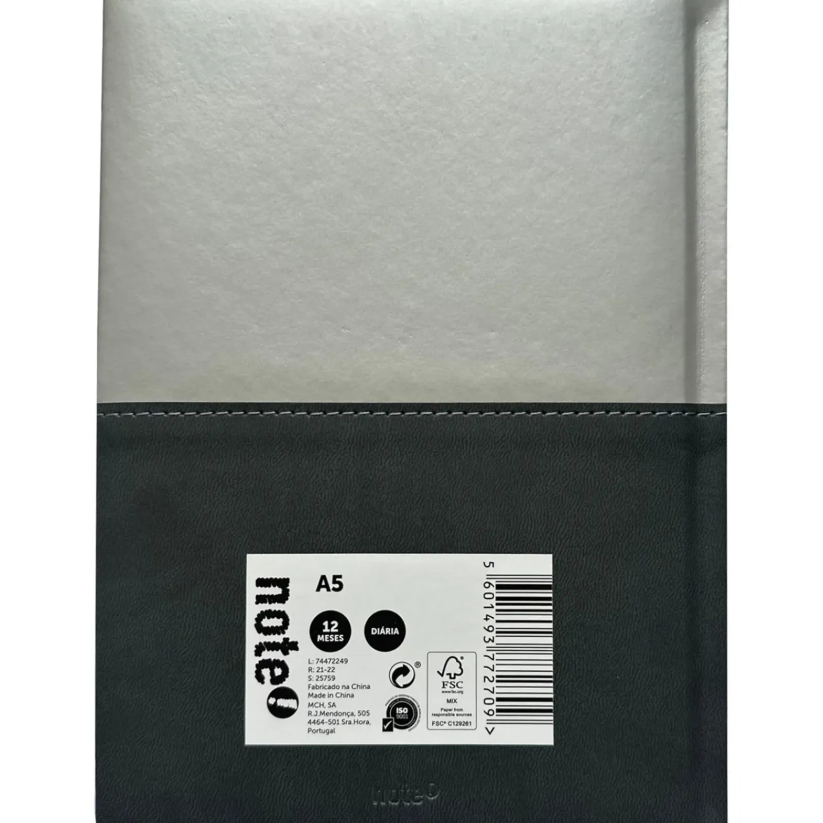 Clearance Note! Agenda A5 Bicolor Metalizada (artigo sortido)
