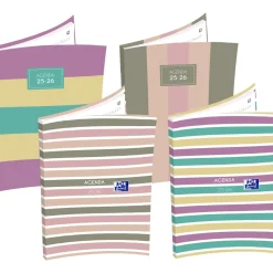 Oxford Agendas E Planners|Agendas E Planners > Agenda Escolar A6 Semanal 25/26 Color Block