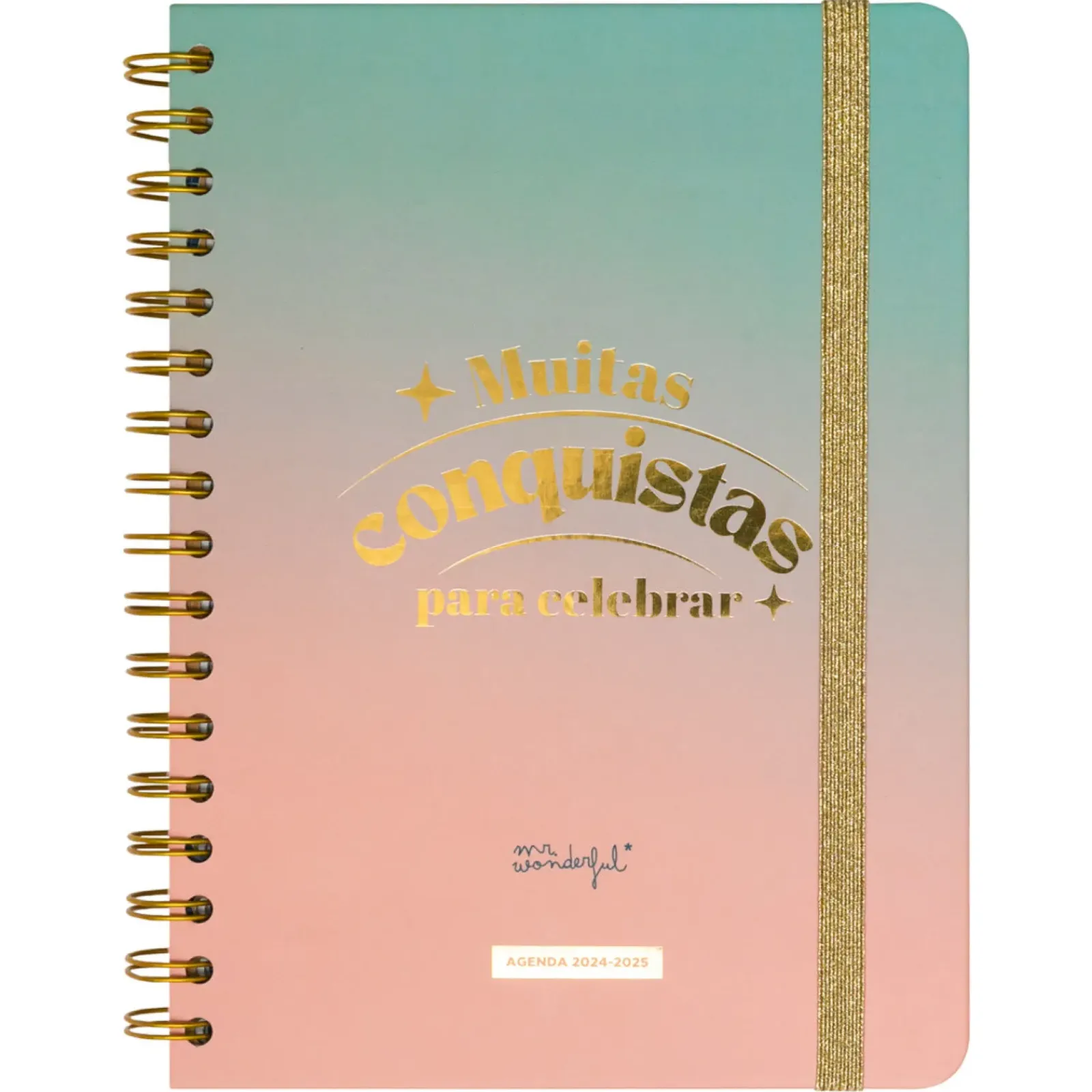 Discount Mr. Wonderful Agenda Office 24/25 Semanal Grande - Muitas Conquistas para Celebrar