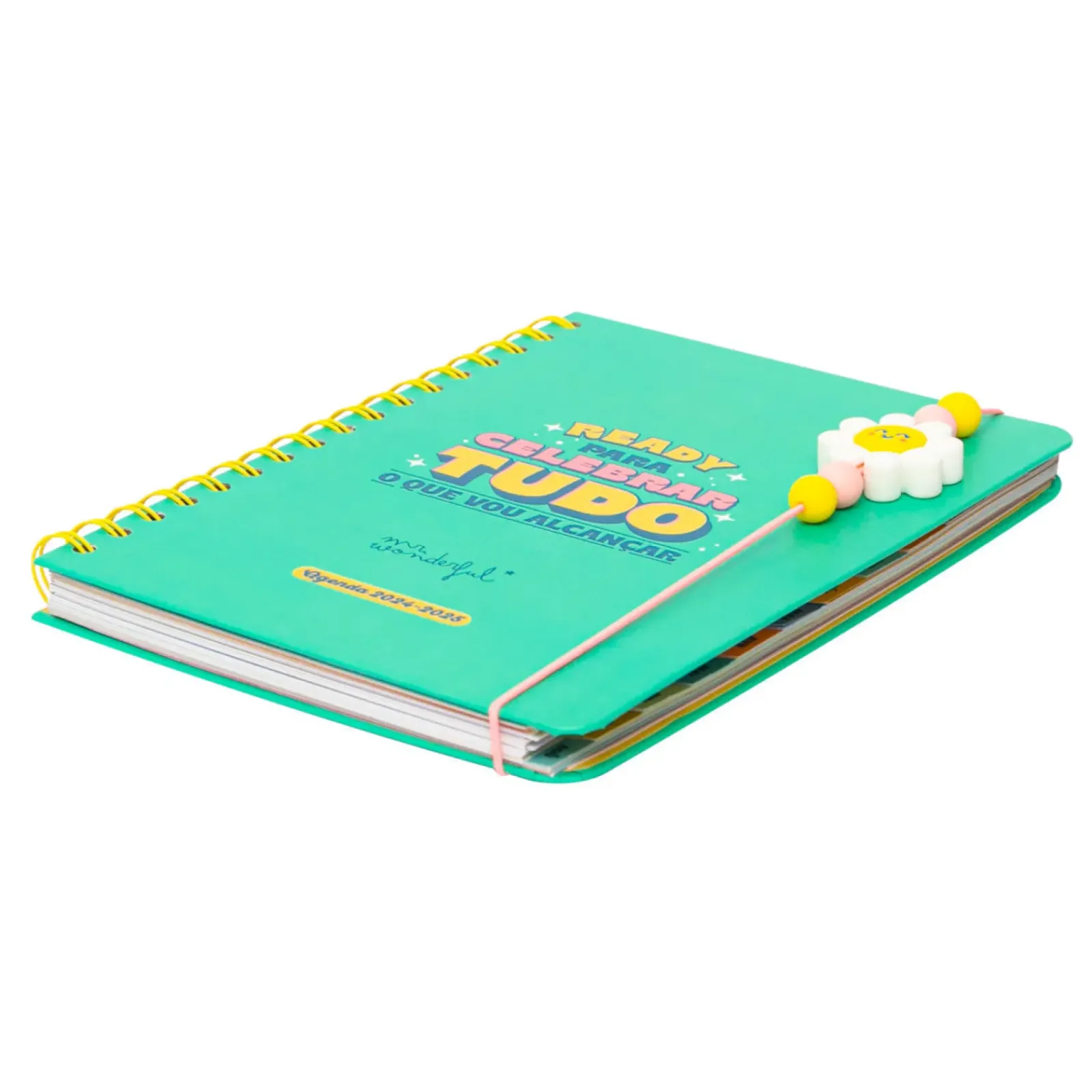 New Mr. Wonderful Agenda Wonder 24/25 Semanal Grande - Ready Para Celebrar Tudo o que Vou Alcançar