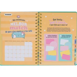 New Mr. Wonderful Agenda Wonder 24/25 Semanal Grande - Ready Para Celebrar Tudo o que Vou Alcançar