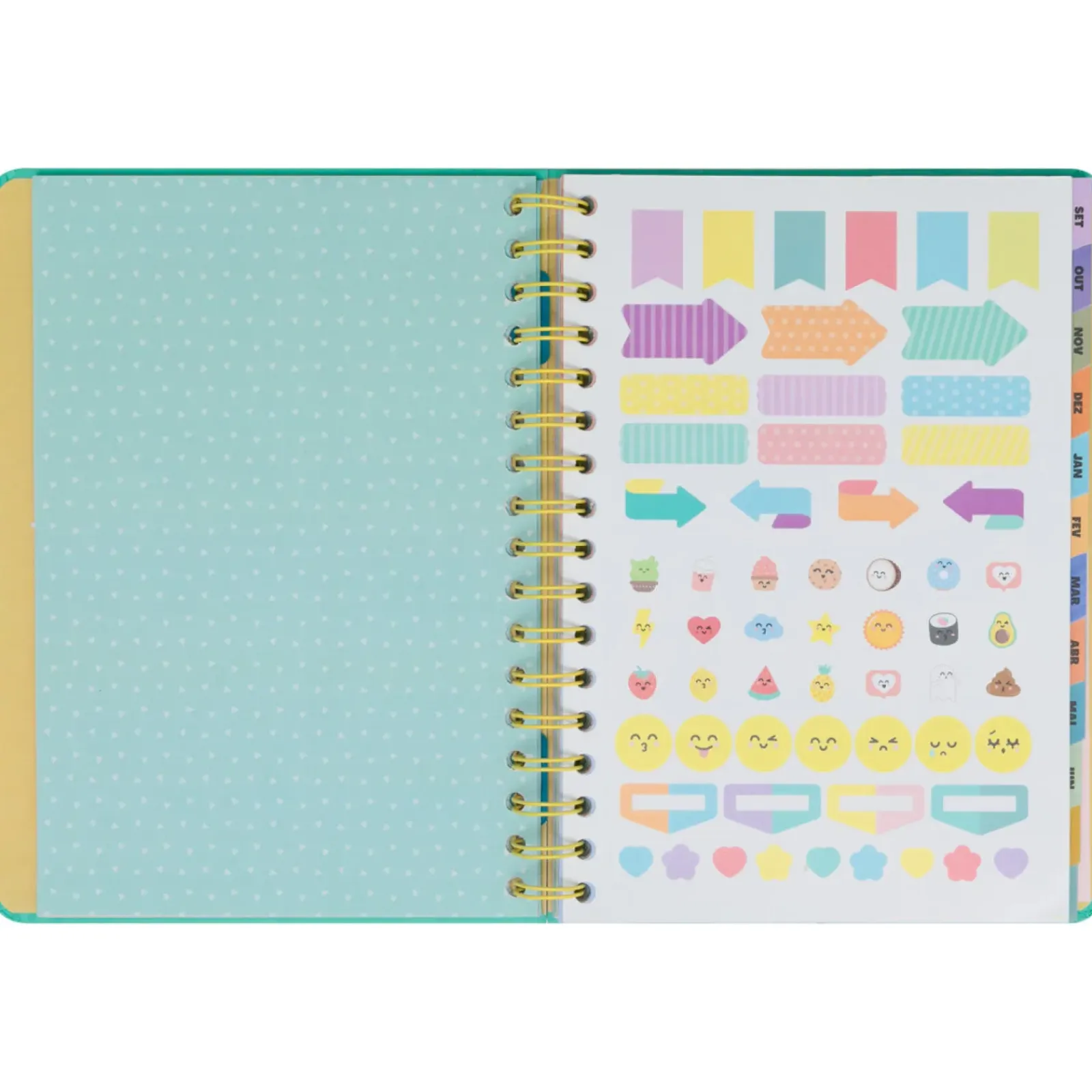 New Mr. Wonderful Agenda Wonder 24/25 Semanal Grande - Ready Para Celebrar Tudo o que Vou Alcançar