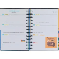 Mr. Wonderful Agendas E Planners|Agendas E Planners > Agenda Wonder 24/25 Semanal Pequena - Planos que Prometem e Sonhos que Acontecem