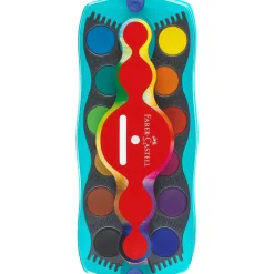 Outlet Faber Castell Aguarelas Caixa Azul + 1 Branco Opaco 12 unidades