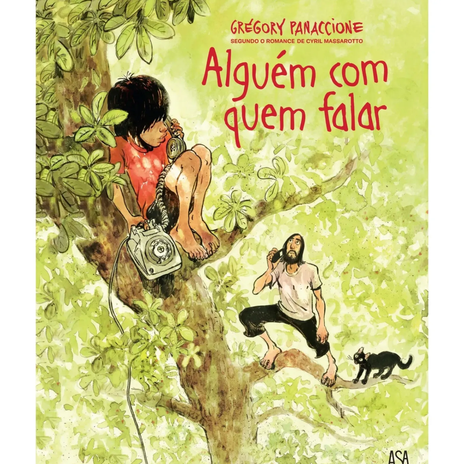 Asa Banda Desenhada E Novelas Gráficas > Alguém com Quem Falar de Gregory Panaccione e Cyril Massarotto