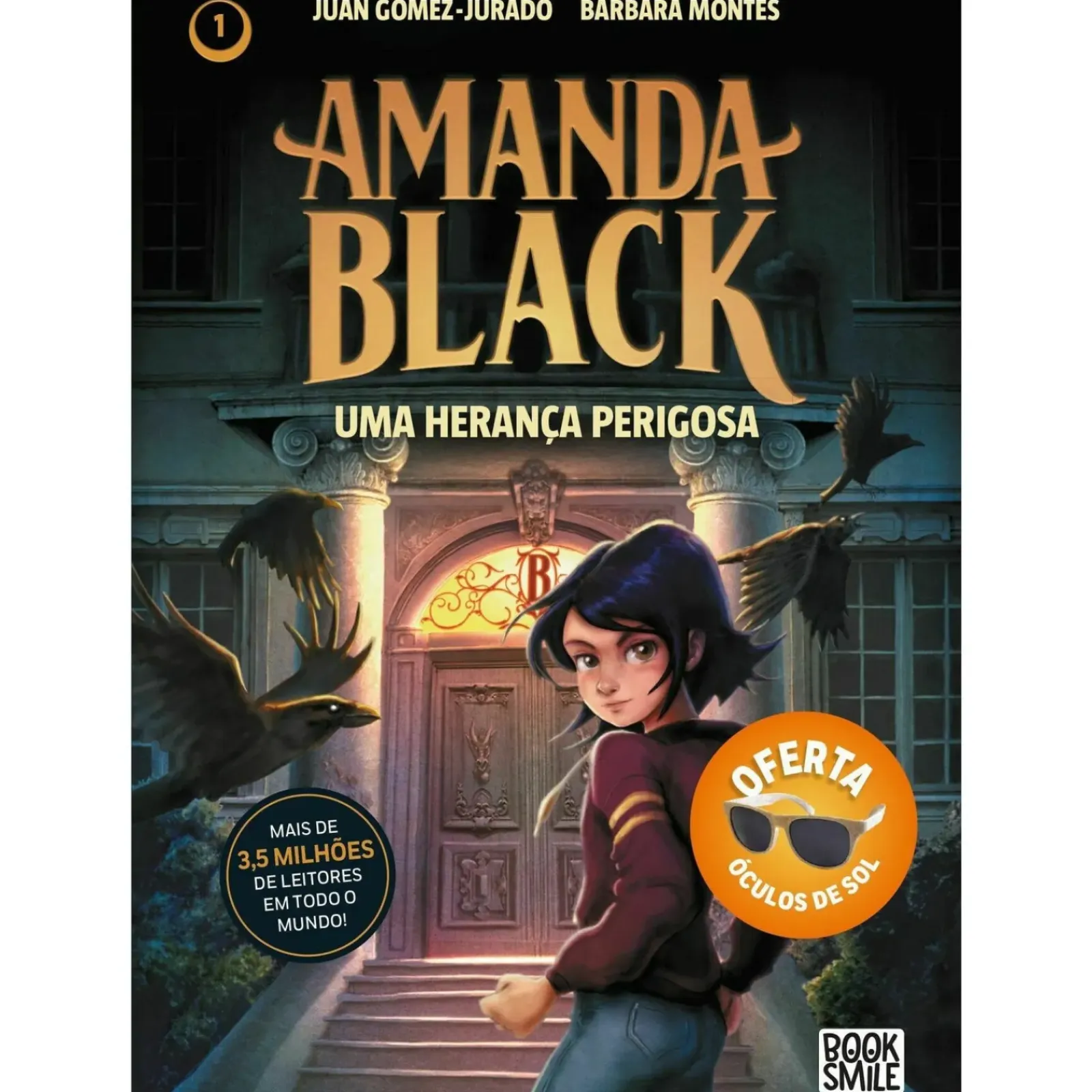 Booksmile Coleções Juvenis > Amanda Black Nº 1 - uma Herança Perigosa de Juan Gómez-Jurado e Bárbara Montes