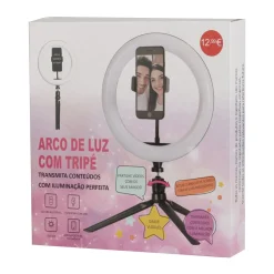 Wesdar Eletrónica > Anel de Luz Led com Suporte Telemóvel Inspiration