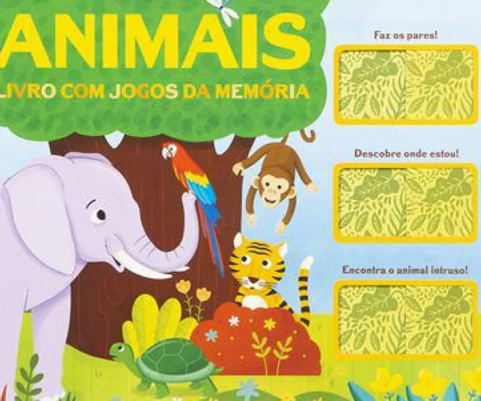 Discount Porto Editora Animais - Livro com Jogos da Memória