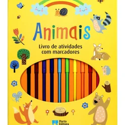 Online Porto Editora Animais - Livro de Atividades com Marcadores