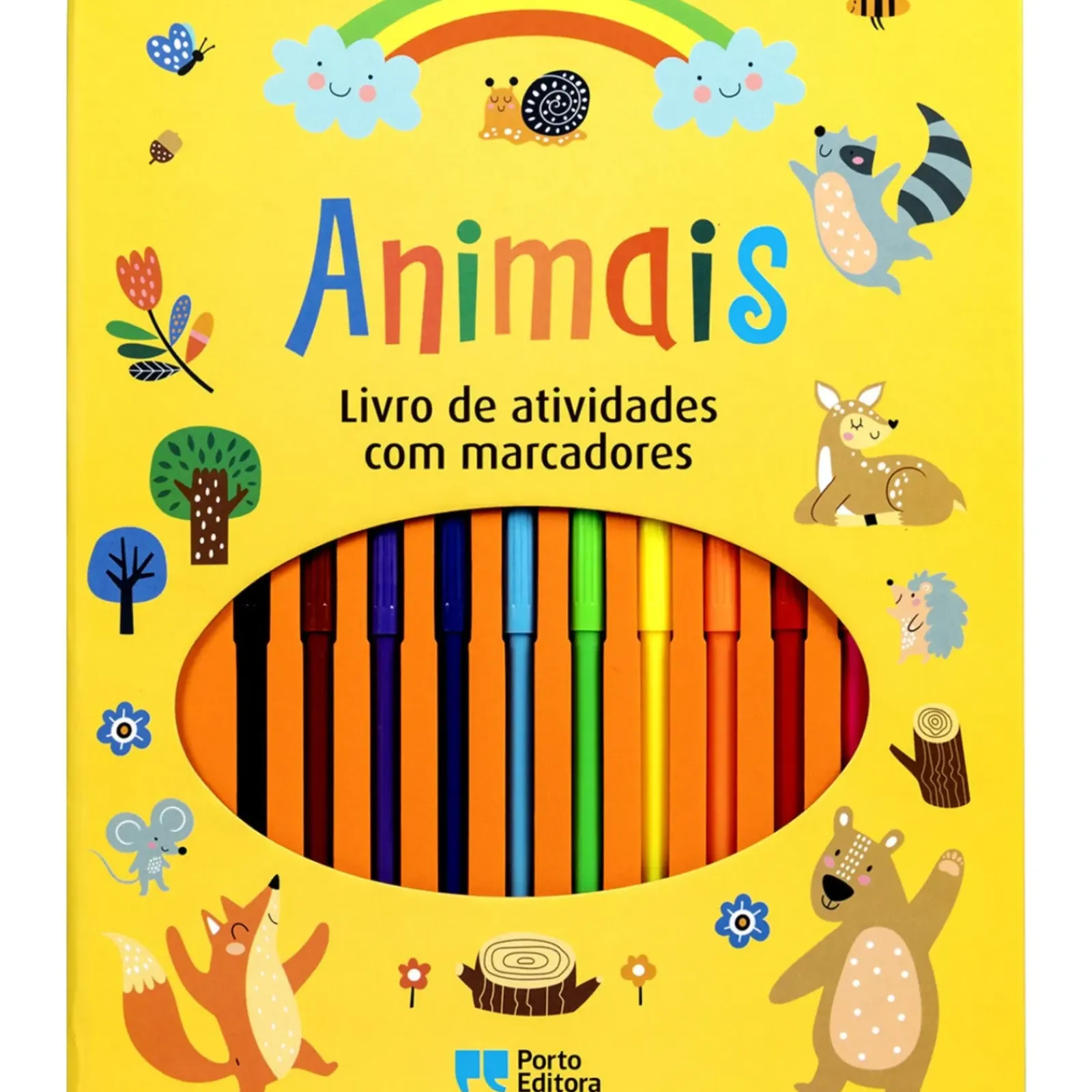Online Porto Editora Animais - Livro de Atividades com Marcadores