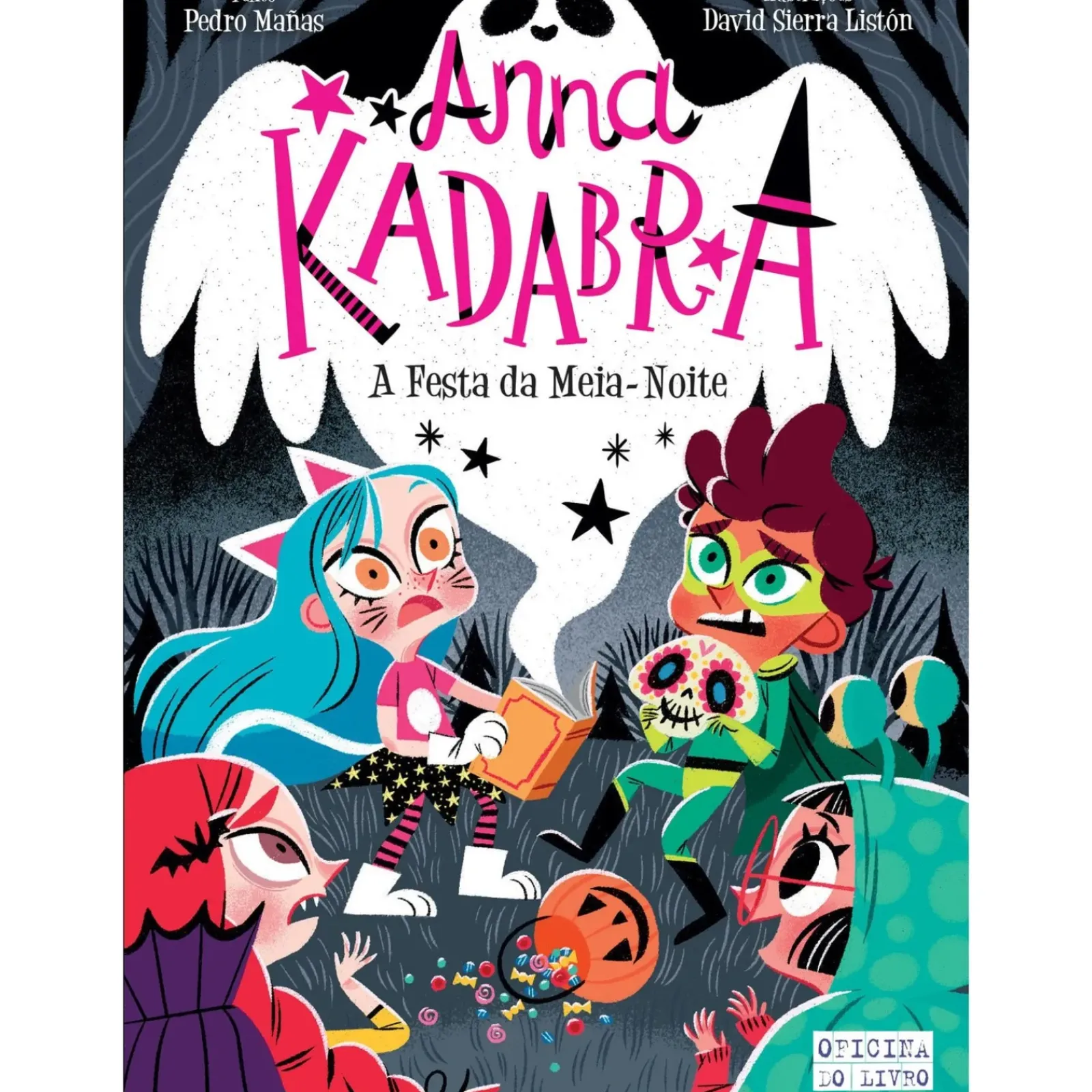 New Oficina Livro Anna Kadabra 4 - A Festa da Meia-Noite de Pedro Mañas e David Sierra Listón