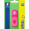 Staedtler Afias > Apara Lápis Com Depósito + Borracha 2Em1 Rosa