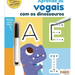Sale Zoko Aprende as Vogais com os Dinossauros: Livro de Atividades com Oferta de Caneta Mágica