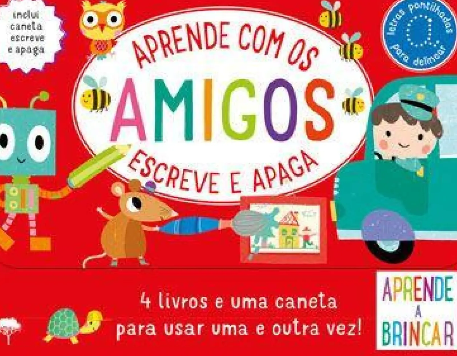 Online Jacarandá Aprende com os Amigos - Escreve e Apaga - 4 Livros e uma Caneta para Usar uma e Outra Vez!