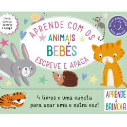 Jacarandá Aprende com os Animais Bebés - Escreve e Apaga