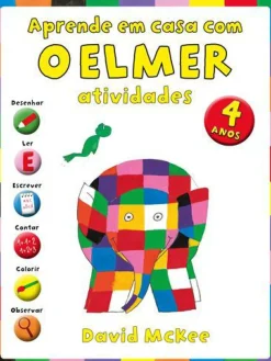 Nuvem De Letras Atividades > Aprende em Casa com o Elmer de David McKee - Atividades para 4 Anos