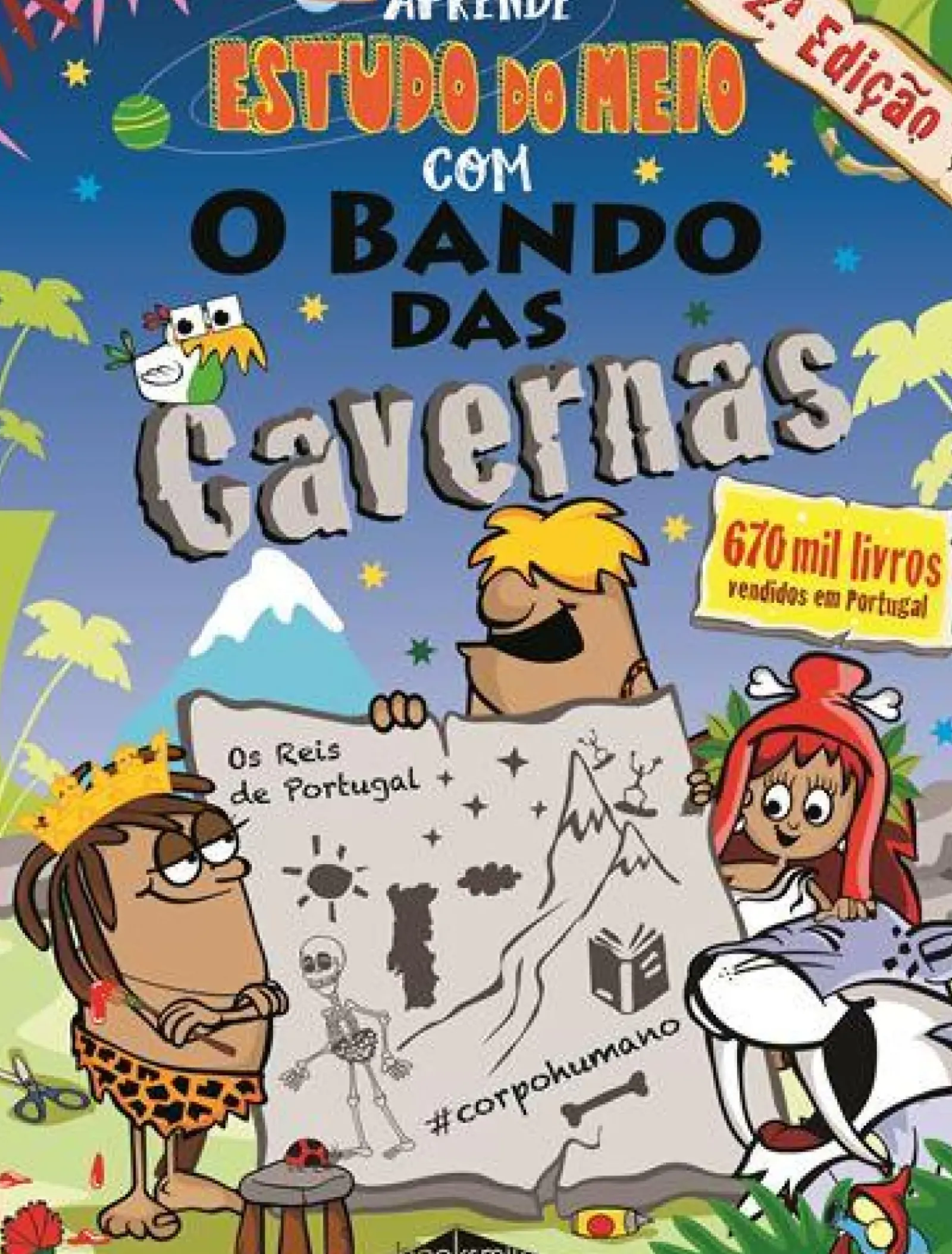 Booksmile 1º Ciclo > Aprende Estudo do Meio com o Bando das Cavernas de Nuno Caravela (2ª Edição)