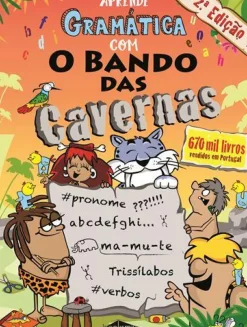 Sale Booksmile Aprende Gramática com o Bando das Cavernas de Nuno Caravela - (2ª Edição)