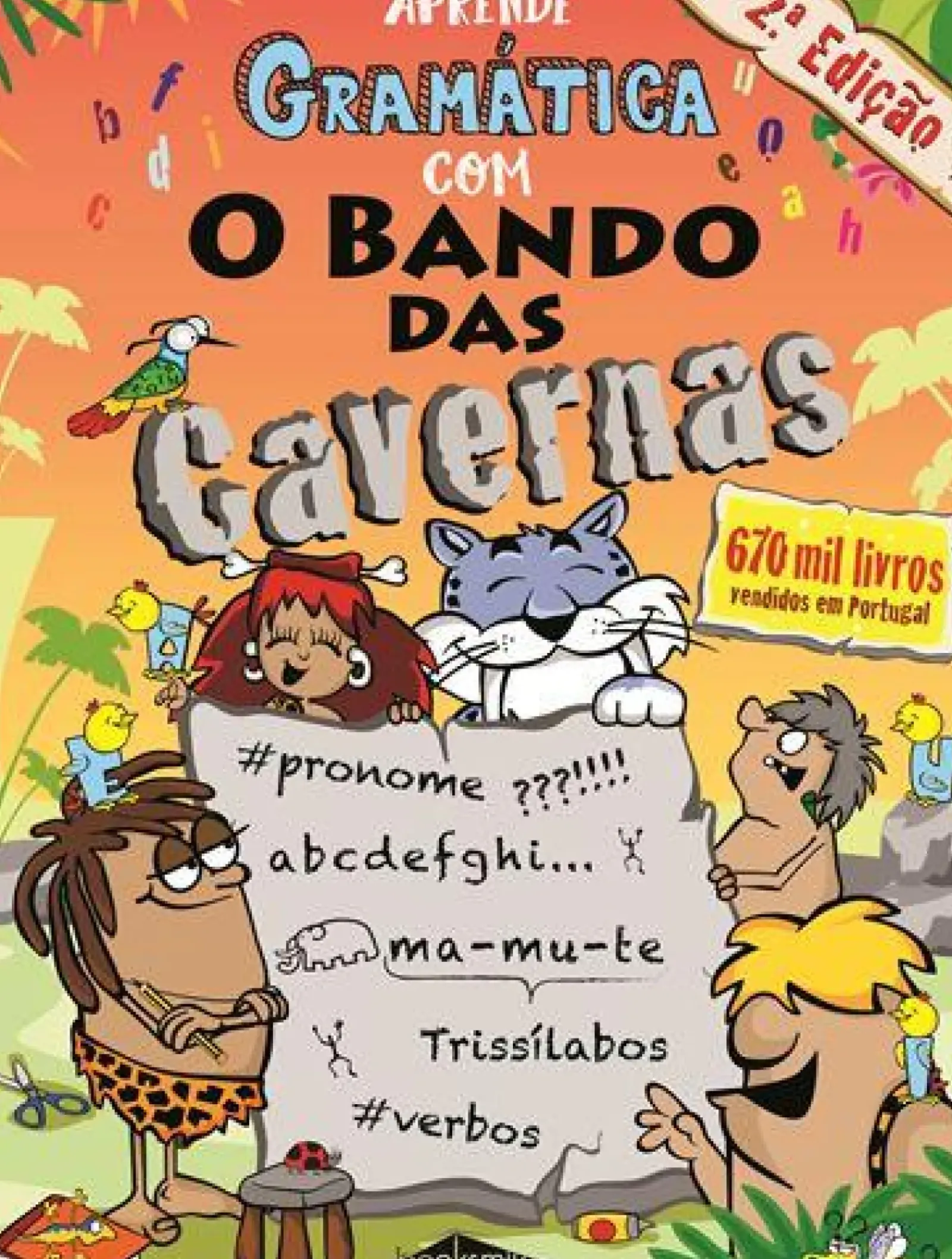 Sale Booksmile Aprende Gramática com o Bando das Cavernas de Nuno Caravela - (2ª Edição)