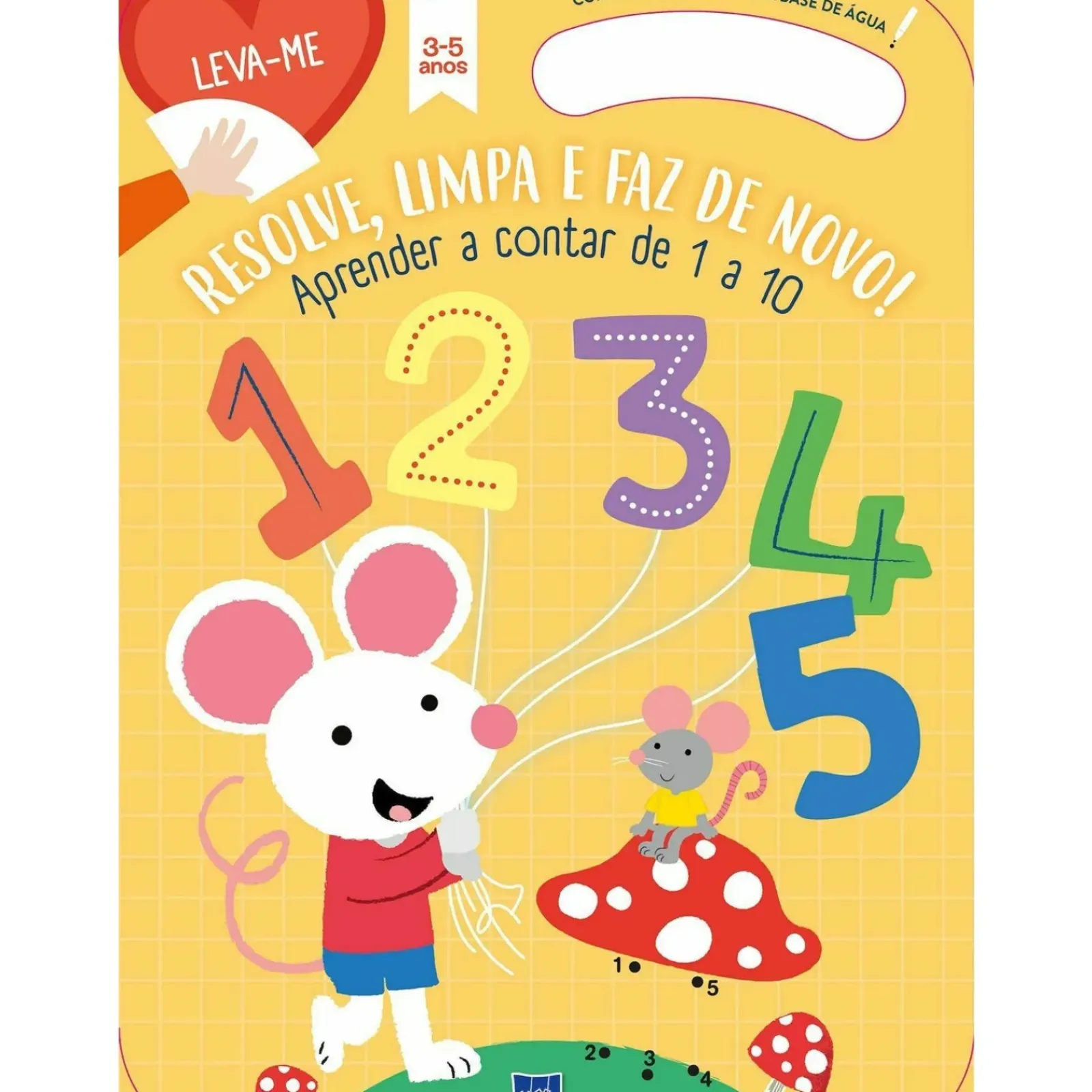 Yoyo Pré-Escolar > Aprender a Contar de 1 a 10 - Amarelo 3-5 Anos