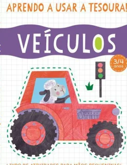 New Joybooks Aprendo a Usar a Tesoura! Veículos de Amanda Lott