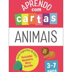 Clearance Fábula Educação Aprendo com Cartas - Animais 3-7 Anos