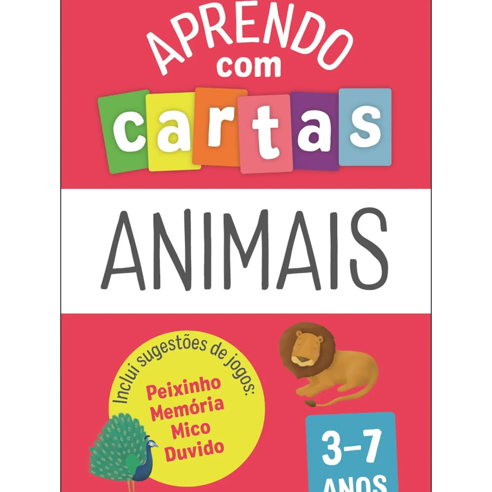 Clearance Fábula Educação Aprendo com Cartas - Animais 3-7 Anos