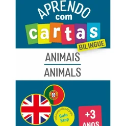 Sale Fábula Educação Aprendo com Cartas - Animais - Bilingue