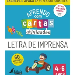 Sale Fábula Educação Aprendo com Cartas -Atividades - Letra de Imprensa 4-6 Anos Ilustração: Maria Fernandes