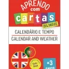New Fábula Aprendo com Cartas: Bilingue - Calendário e Tempo +3 Anos