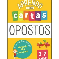 Fábula Pré-Escolar > Aprendo com Cartas: Opostos 3-7 Anos