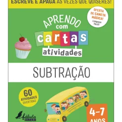 Fábula Educação 1º Ciclo > Aprendo com Cartas - Subtração (4-7 Anos)
