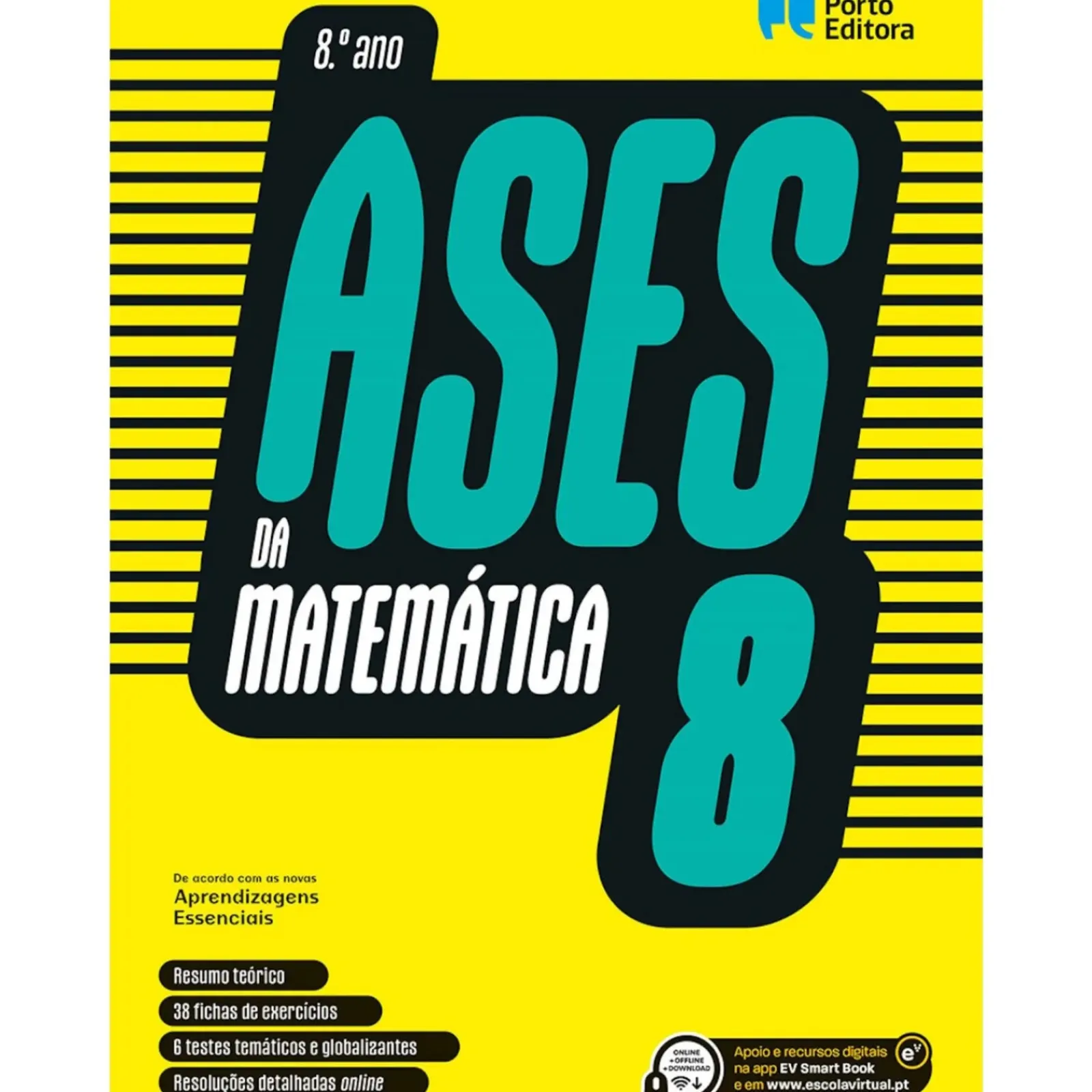 Discount Porto Editora Ases da Matemática - 8.º Ano