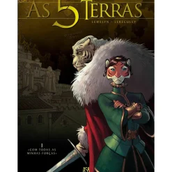 Edições Asa Banda Desenhada E Novelas Gráficas > As 5 Terras - Livro 1: «Com Todas as Minhas Forças» de Lewelyn e Jerome Lereculey