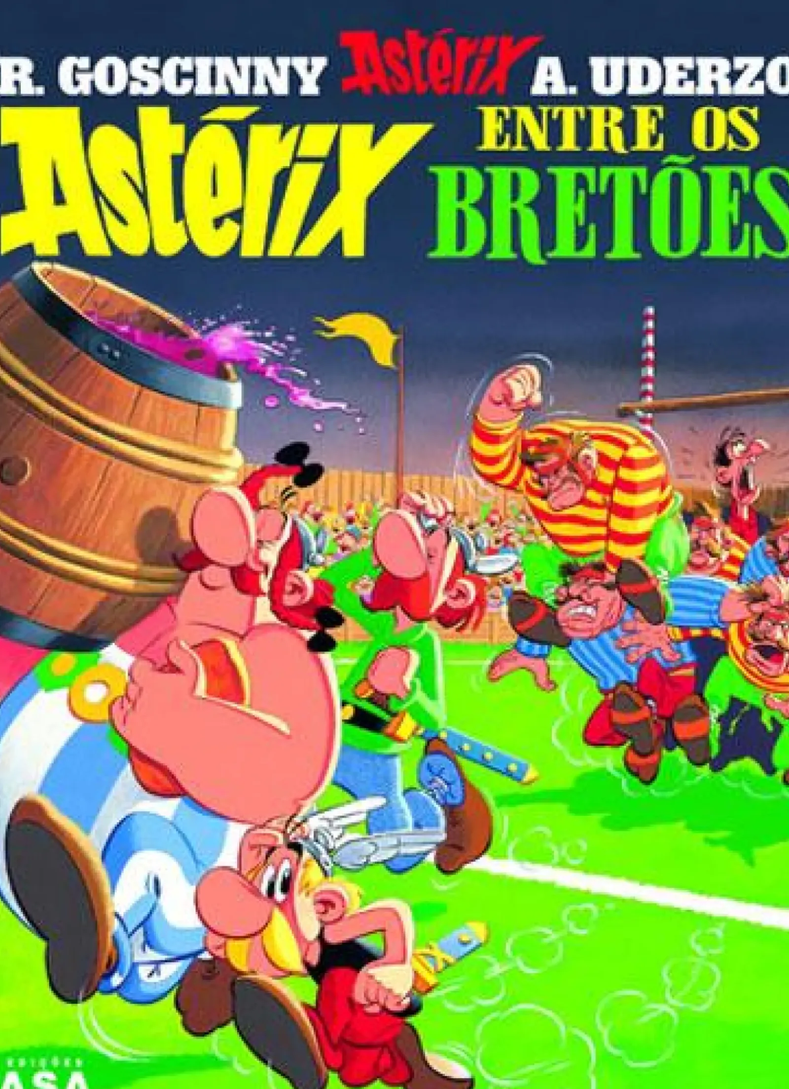 Edições Asa Banda Desenhada E Novelas Gráficas > Astérix Entre os Bretões de René Goscinny e Albert Uderzo - Vol. 8