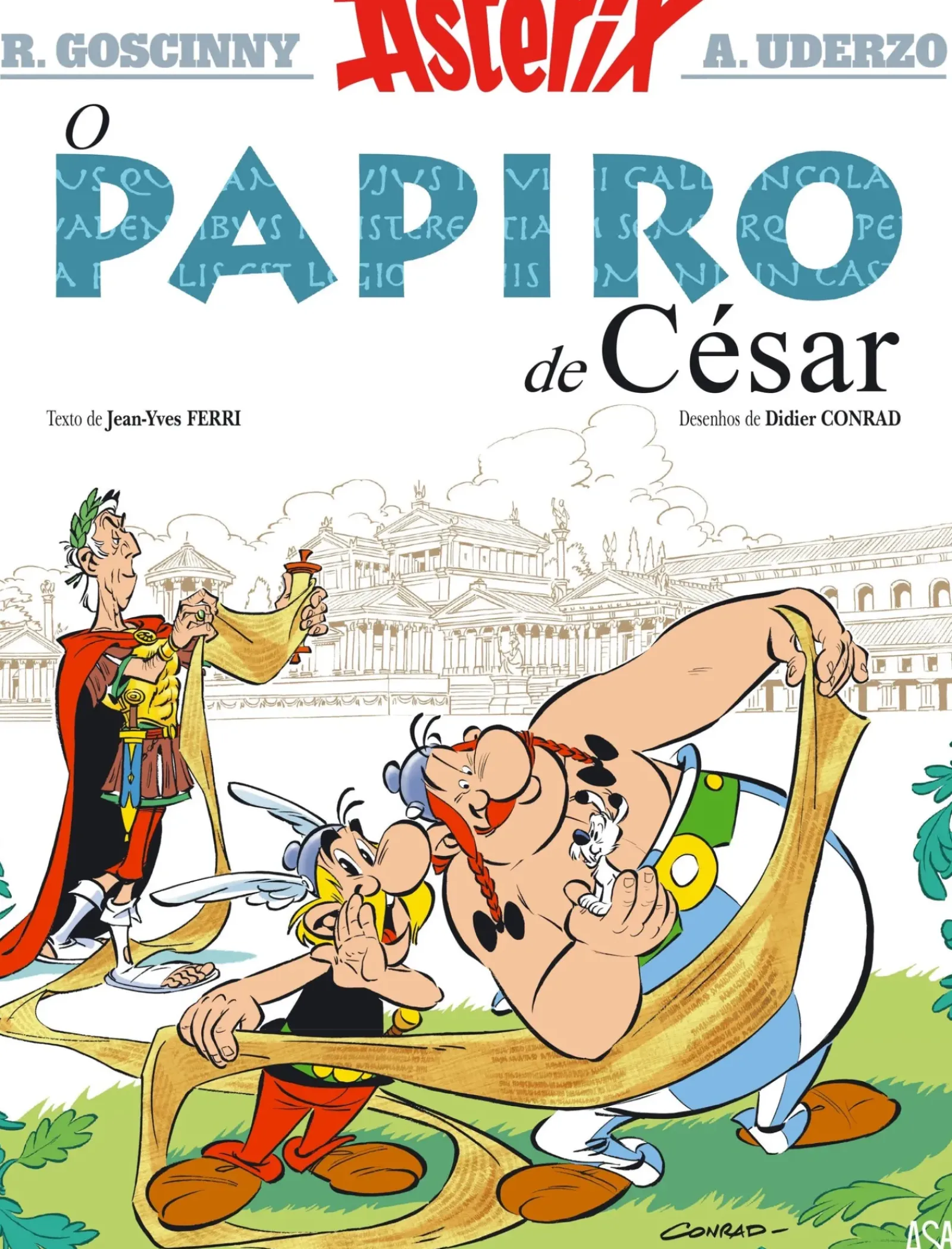 Asa Banda Desenhada E Novelas Gráficas > Astérix - o Papiro de César (volume 36) de Jean-Yves Ferri e Didier Conrad