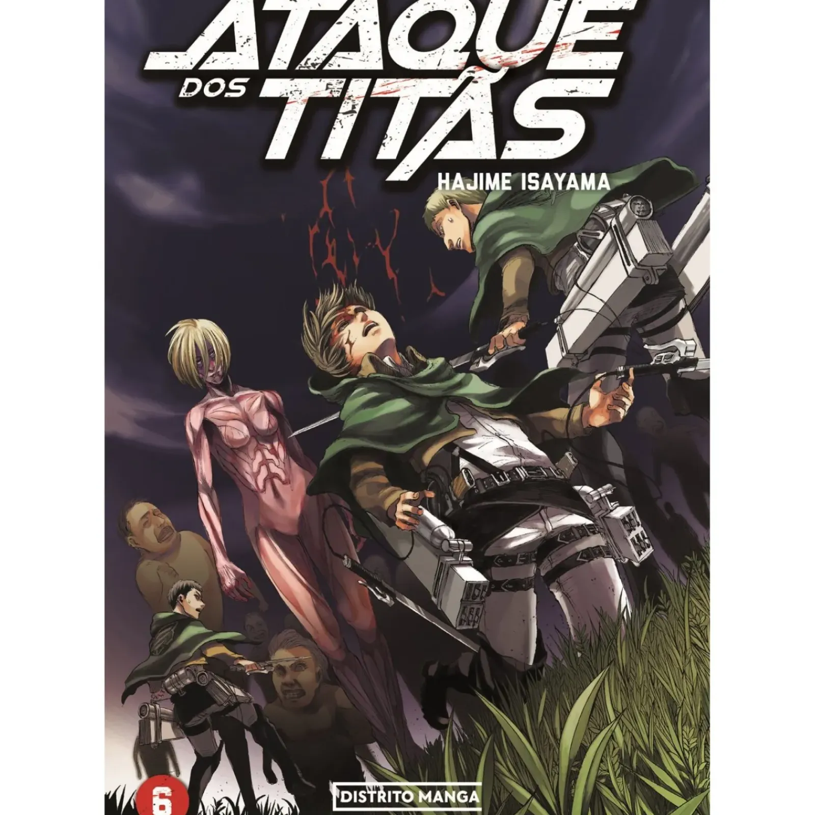 Hot Distrito Manga Ataque dos Titãs - Livro 6 de Hajime Isayama