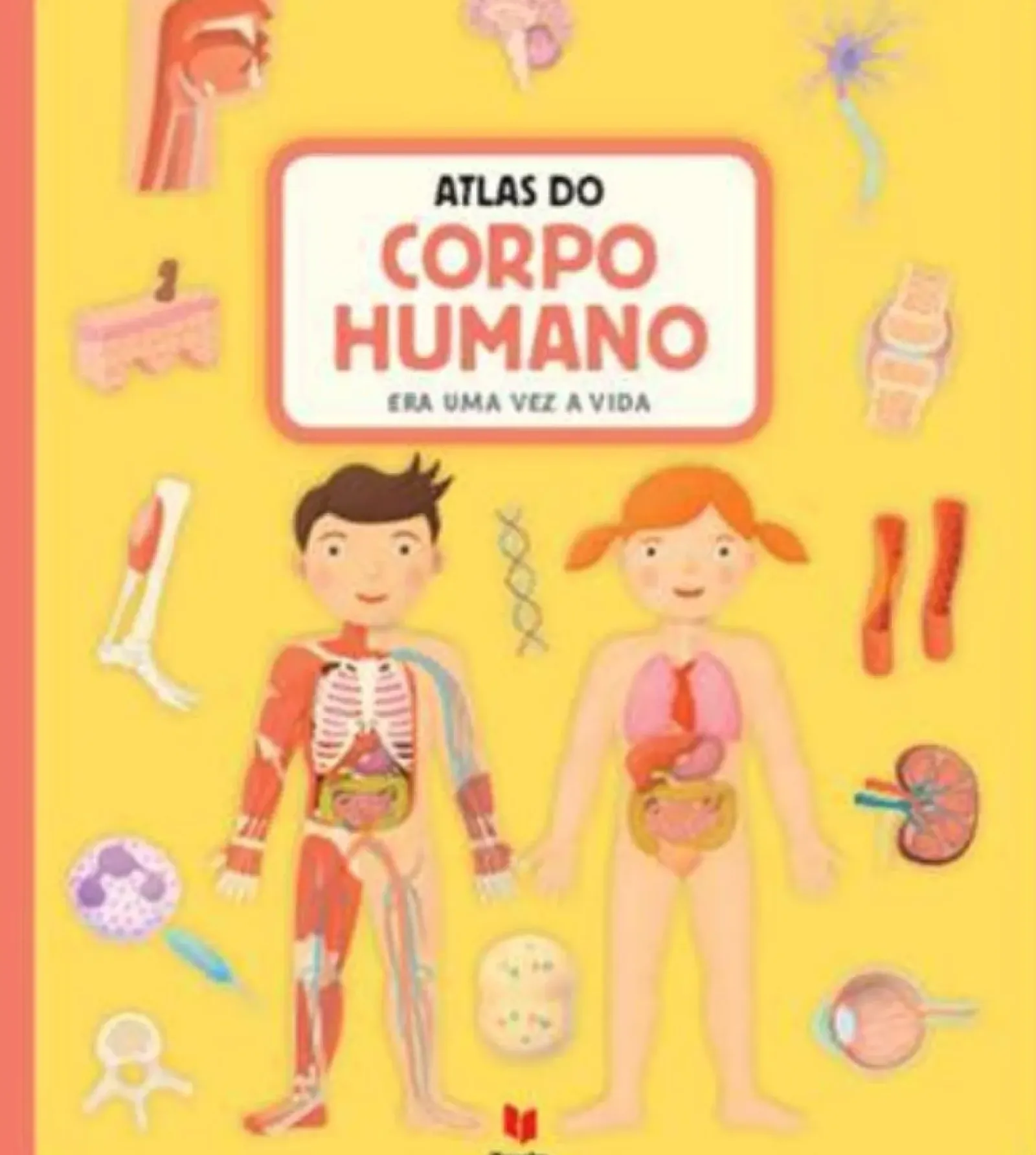 Outlet Texto Editora Atlas do Corpo Humano - Era uma Vez a Vida de Tomás Tuma