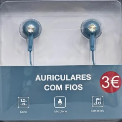 Onetop Eletrónica > Auriculares Com Fios Azul Fusion