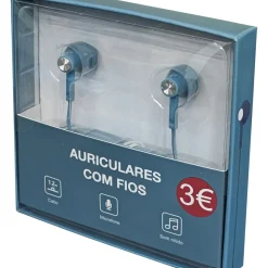 Onetop Eletrónica > Auriculares Com Fios Azul Fusion