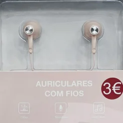 Onetop Eletrónica > Auriculares com Fios Rosa Fusion