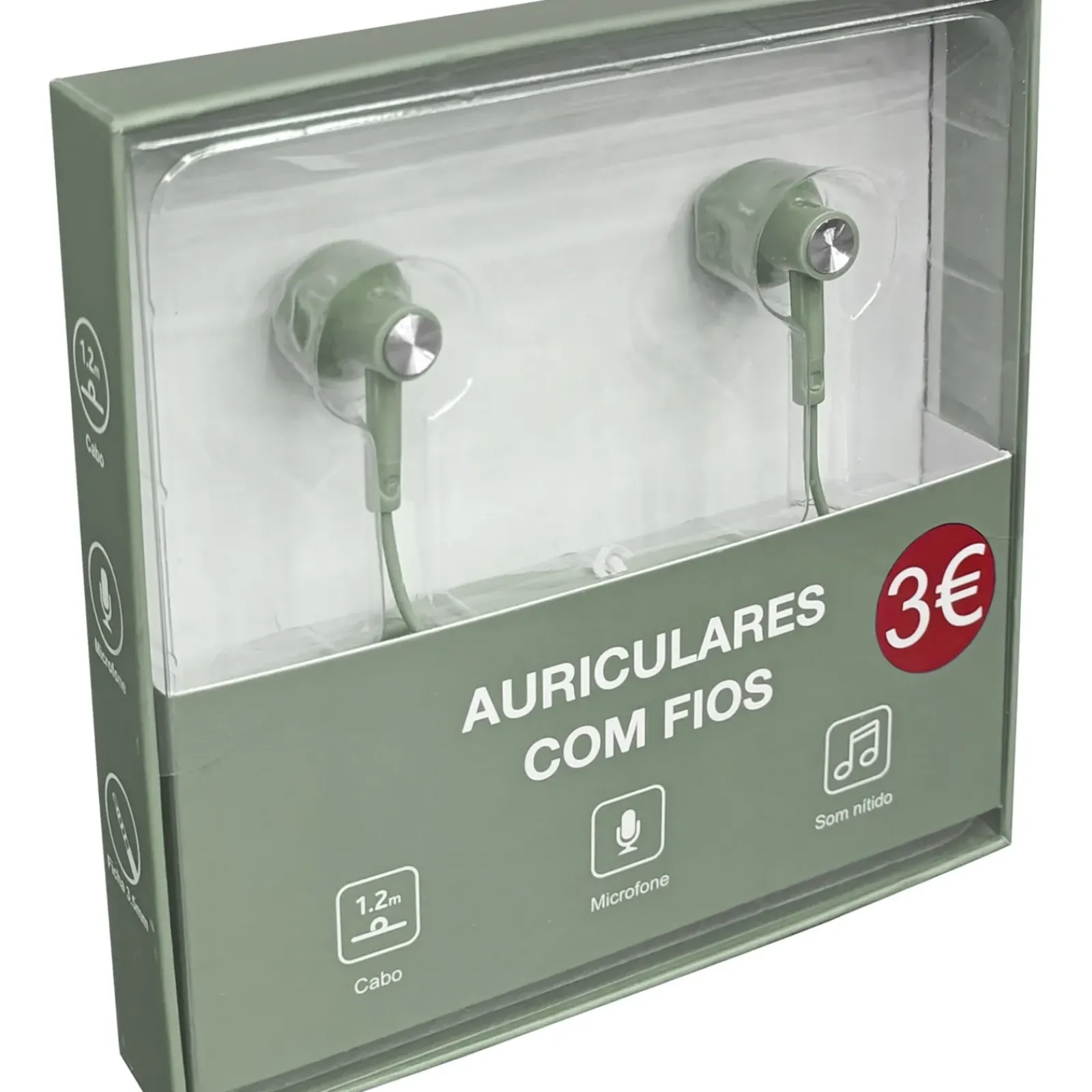 Onetop Eletrónica > Auriculares com Fios Verde Fusion