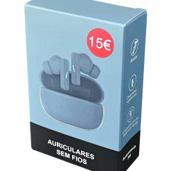 Onetop Eletrónica > Auriculares Sem Fios Azul Fusion