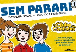 Booksmile Batalha Naval e Jogo dos Pontinhos de Maria Francisca Macedo - O Clube dos Cientistas - sem Parar! - N.º 1