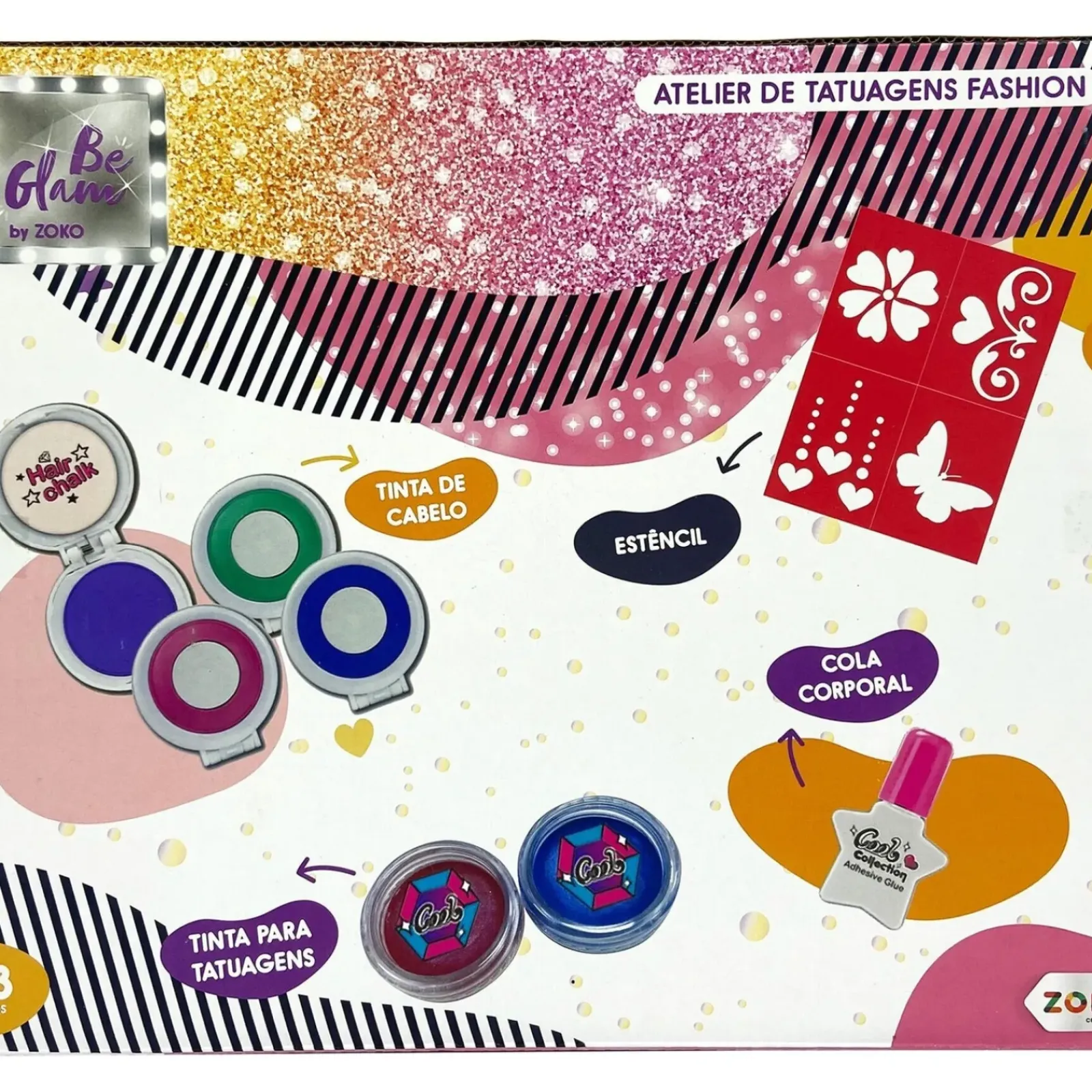 New Zoko-Be Glam Be-Glam Atelier De Tatuagens Fashion